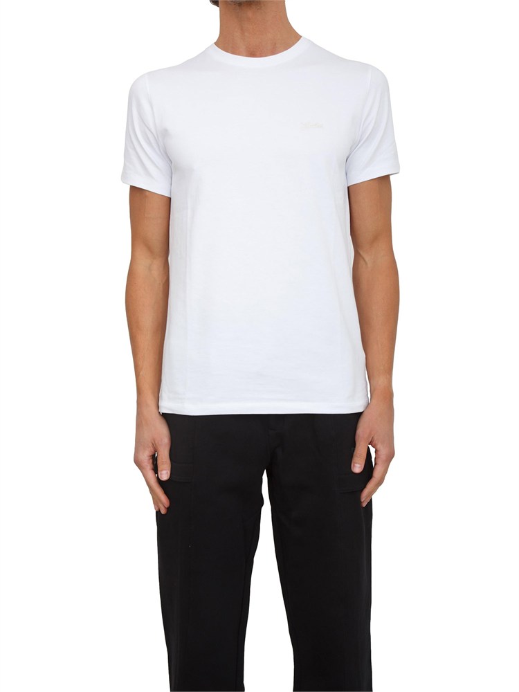 T-shirt Guess Jeans uomo in cotone bianco
