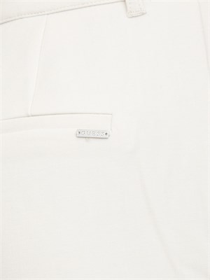 Pantaloni palazzo Guess Jeans donna in viscosa avorio in DONNA