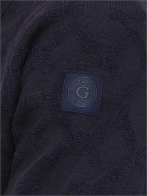 Maglia Guess Jeans in maglia blu lavorazione jacquard in UOMO