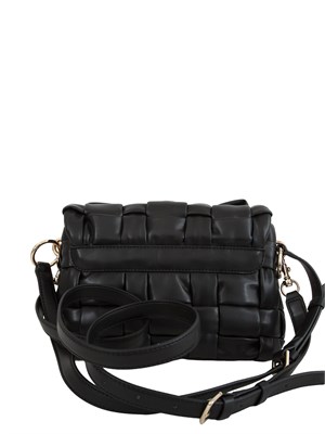 Borsa Marion Guess Jeans in ecopelle intrecciata nera in DONNA