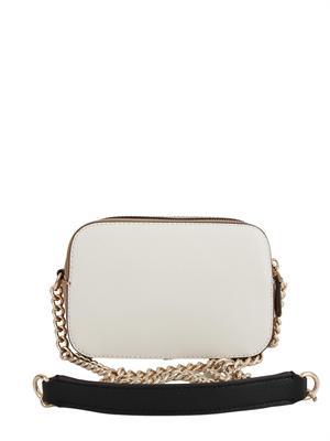 Borsa Noelle Guess Jeans in ecopelle cipria e bianco in DONNA
