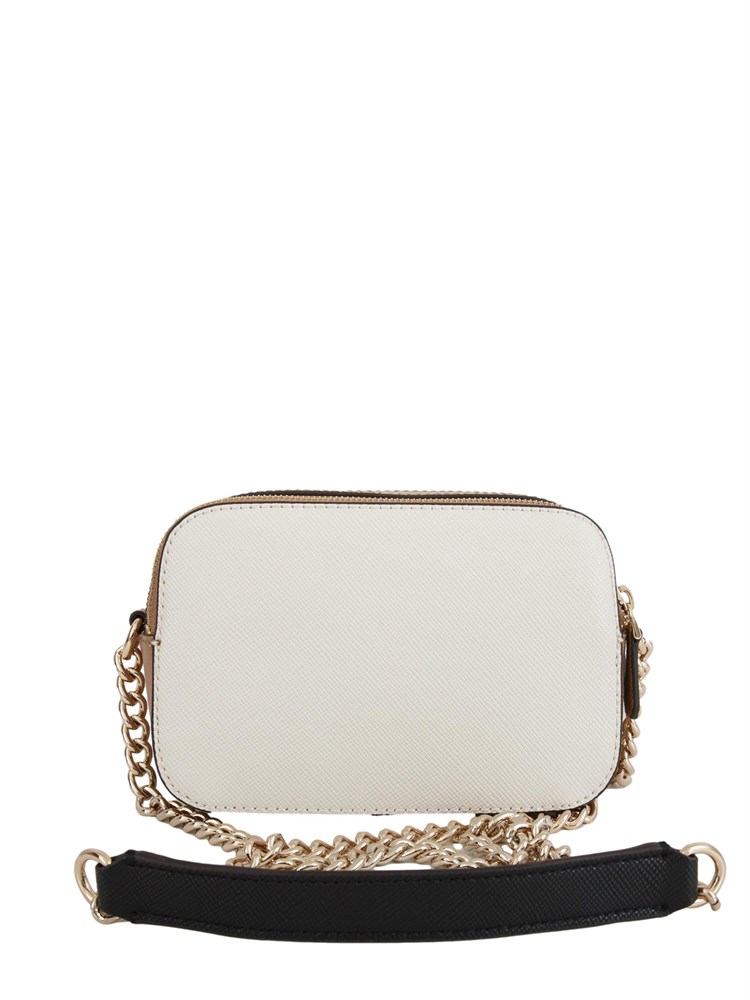 Borsa Noelle Guess Jeans in ecopelle cipria e bianco