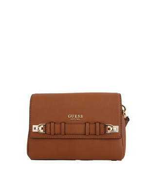 Borsa Gregoria Guess Jeans in ecopelle cuoio in DONNA