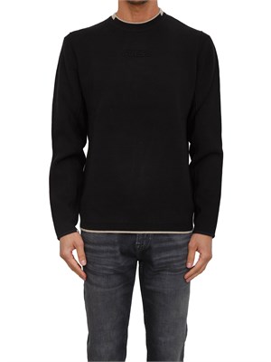 Maglia Guess Jeans uomo in misto lana nera in UOMO