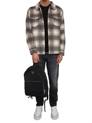 Maglia Guess Jeans uomo in misto lana nera in UOMO