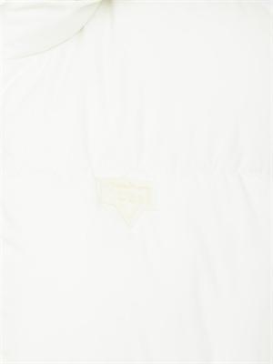 Gilet da sci Guess Jeans in tessuto impermeabile bianco in DONNA
