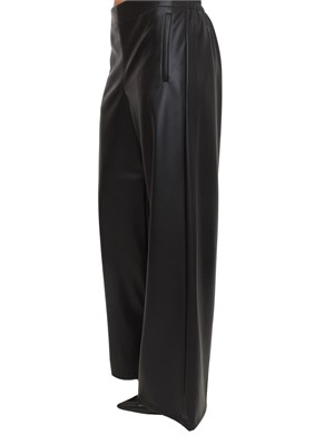 Pantalone Anello Emme Marella in ecopelle nera in DONNA