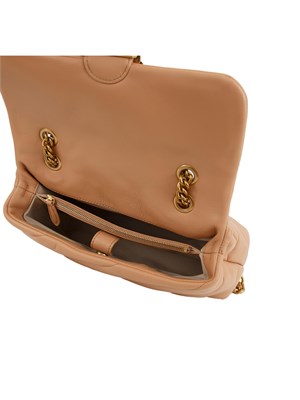 Borsa Love Bag Puff Pinko in pelle rosa in DONNA
