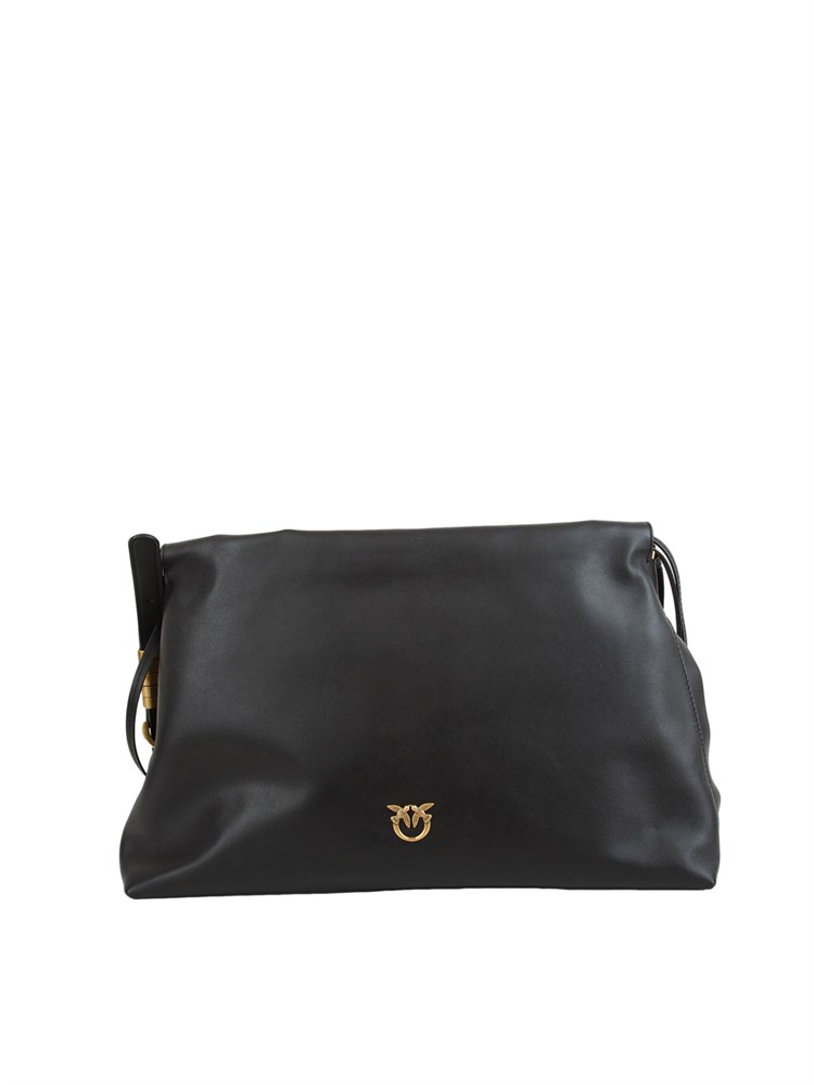 Borsa Pinko Clutch grande in pelle nera