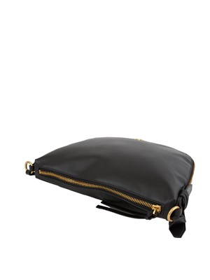 Borsa Pinko hobo media in pelle nera in DONNA