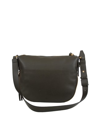 Borsa Pinko hobo media in pelle verde in DONNA
