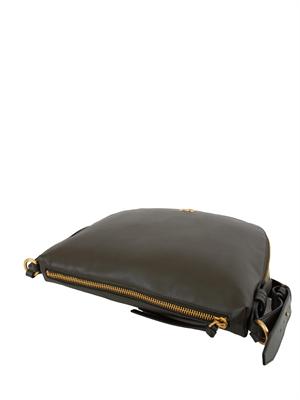 Borsa Pinko hobo media in pelle verde in DONNA