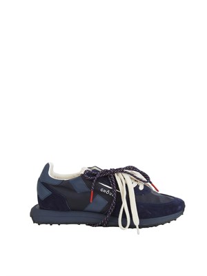 Sneakers Rush Framework di Ghoud Venice in ripstop e suede blu in UOMO