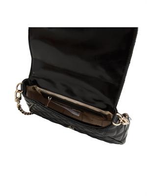 GUESS JEANS Borsa Guess Giully in ecopelle matelassÉ nero in DONNA