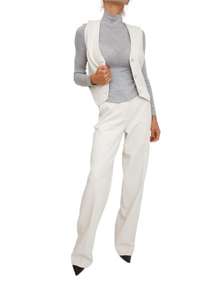 Maglia collo alto Guess Jeans donna in viscosa grigio in DONNA