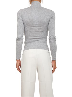 Maglia collo alto Guess Jeans donna in viscosa grigio in DONNA
