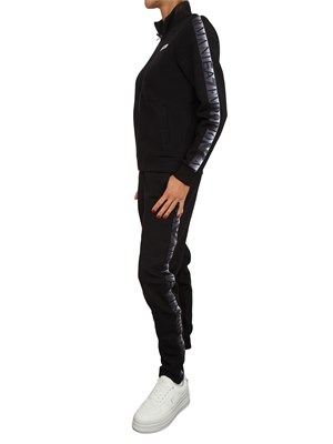 Tuta sportiva EA7 Emporio Armani in tecnologia VENTUS7 nero in DONNA