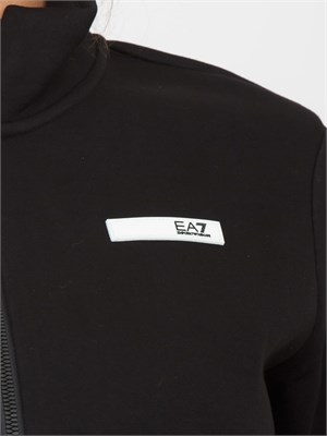 Tuta sportiva EA7 Emporio Armani in tecnologia VENTUS7 nero in DONNA