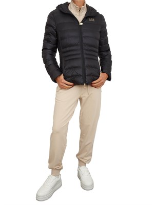 Giubbino donna EA7 Emporio Armani in nylon shiny nero in DONNA