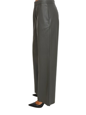 Pantalone Emy Nenette in ecopelle grigio verde in DONNA
