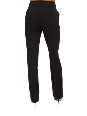Pantalone New York Nenette in doppio crepe nero in DONNA