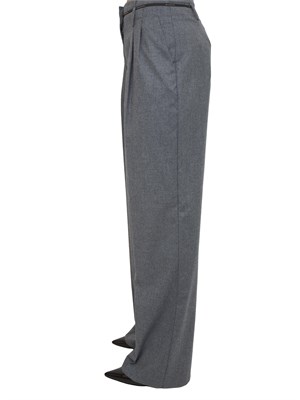 Pantalone Eusebio Nenette in fresco lana grigio in DONNA