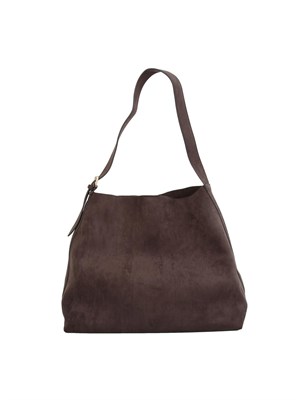 Borsa Adelio Emme Marella in jersey spalmato grigio in DONNA