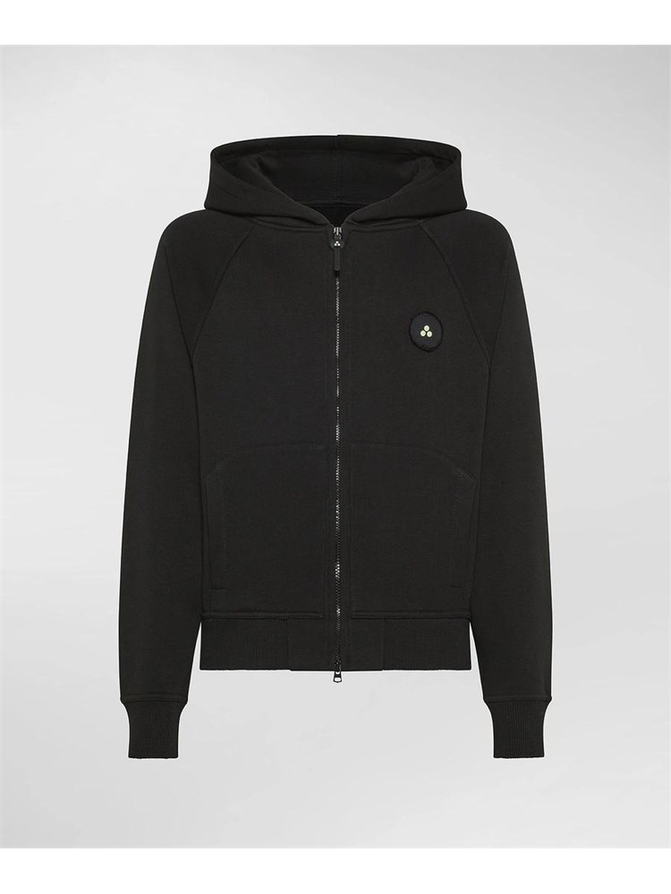 PEUTEREY BIMBO Felpa Peuterey Patek nero in cotone con zip