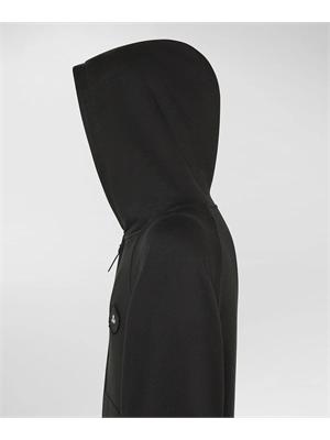 PEUTEREY BIMBO Felpa Peuterey Patek nero in cotone con zip in BAMBINO