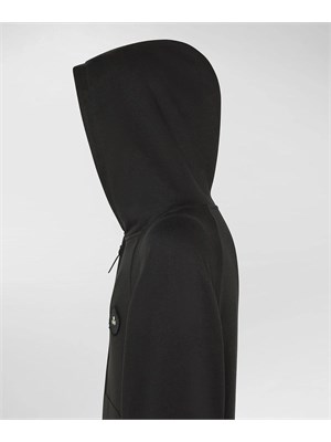 PEUTEREY BIMBO Felpa Peuterey Patek nero in cotone con zip in BIMBI