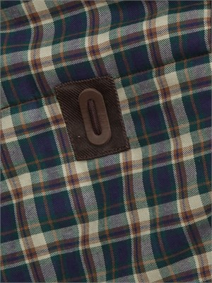 Giubbino con cappuccio Peuterey in drill di lana e nylon marrone in UOMO