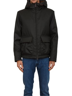 Giubbino uomo Peuterey in drill di lana verde in UOMO