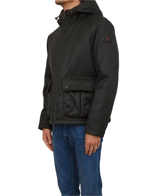 Giubbino uomo Peuterey in drill di lana verde in UOMO