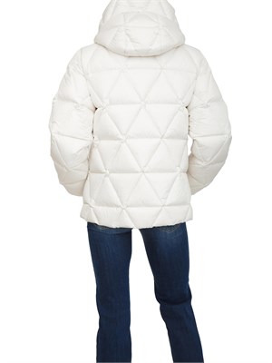 Piumino Lethille K-Way imbottito in tessuto bianco in DONNA