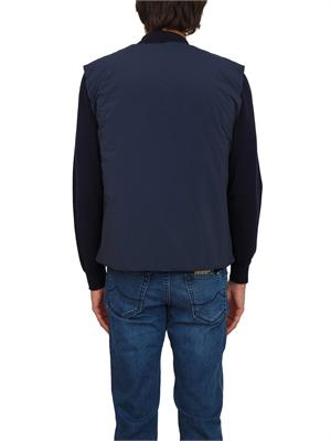 Gilet uomo Vally K-Way in nylon tecnico blu in UOMO