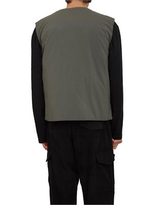 Gilet uomo Vally K-Way in nylon tecnico verde in UOMO