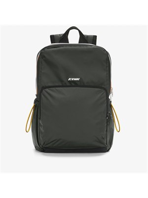 Zaino Unisex verde K-way GIZY con Scomparto per Laptop Imbottito in UOMO