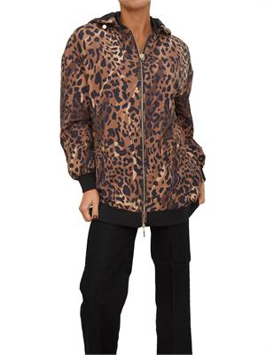 Giubbino Liu Jo donna in nylon stampa animalier in DONNA