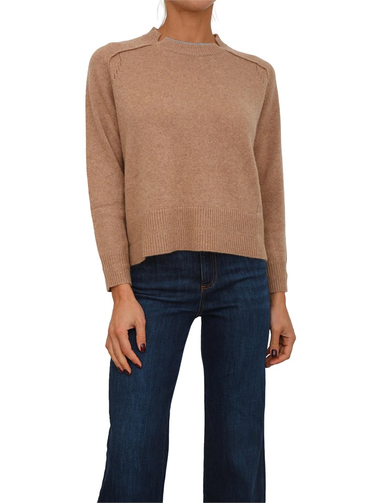 Maglia Marcel Nenette in misto cashmere cammello
