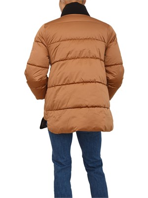 Piumino corto donna Nenette in tessuto lucido marrone in DONNA