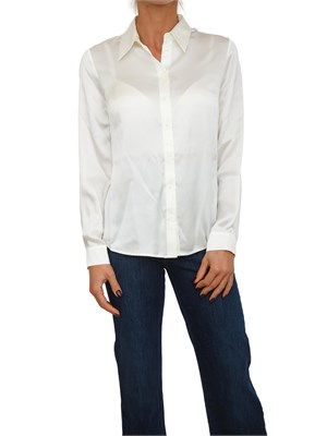 Camicia Faustina Nenette in seta avorio in DONNA