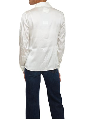 Camicia Faustina Nenette in seta avorio in DONNA