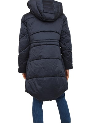 Piumino lungo donna Nenette in tessuto lucido blu in DONNA