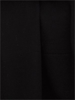 Maglia girocollo Mover Nenette in lana merino nera in DONNA