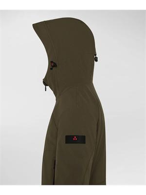 PEUTEREY BIMBO Giacca sportiva con cappuccio Peuterey verde in BAMBINO