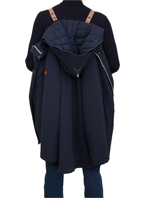 Giubbino uomo Dekker realizzato in nylon tecnico blu in UOMO