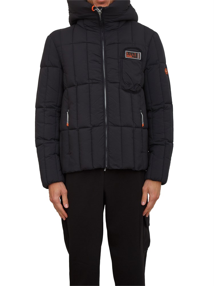 Giubbino uomo Dekker in nylon nero