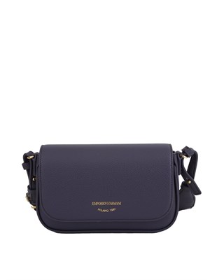 Mini bag Emporio Armani in ecopelle martellata viola in DONNA