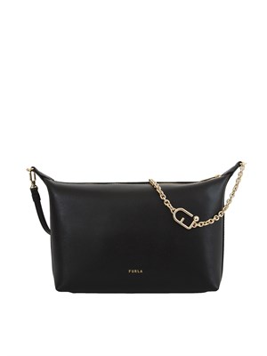Borsa mini Furla Nuvola in pelle nera in DONNA