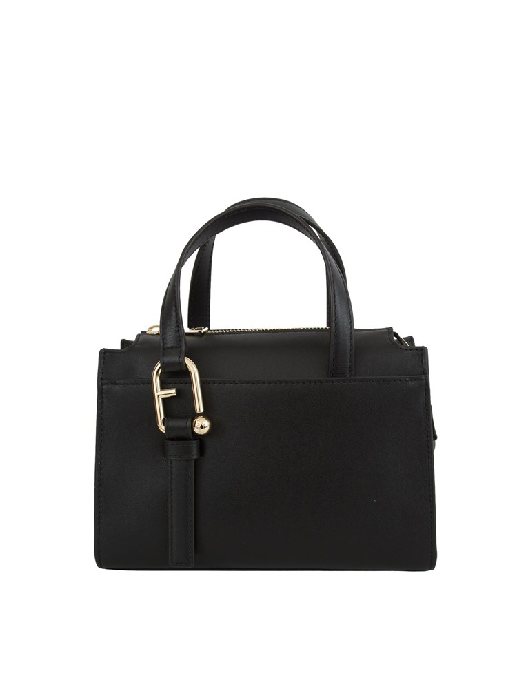 Borsa Boston Furla Nuvola S in pelle nera